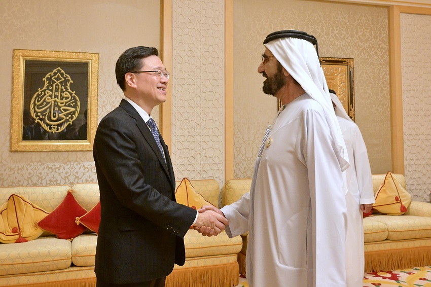 CE meets UAE Vice President and Prime Minister in Dubai