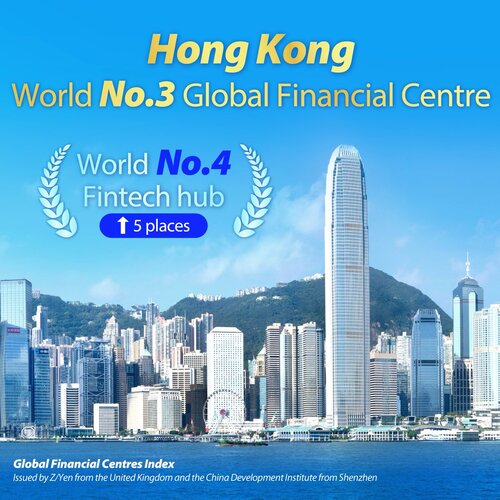 #BREAKING: Hong Kong retains World No.3 ranking in #GFCI 37, top in Asia-Pacific region. No.1 for #investment management, #insurance and #finance. City also rises 5 place to World. No.4 in #fintech offerings. Read more: https://t.co/dpbsMeiLn8 https://t.co/RRfen14rEX