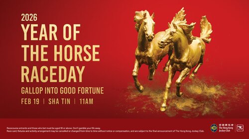 Race into the Chinese New Year with Hong Kong! The excitement reaches full speed with the Year of the Horse #Raceday (Feb 19) at Sha Tin Racecourse. Feel the thunder of hooves as festive energy fills the air — from thrilling horse races to traditional lion dance performances, https://t.co/fC9AKNdS1E