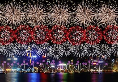 Get ready for a dazzling night!🎆 The 2025 National Day Fireworks Display is set to light up the night sky over Victoria Harbour on October 1 (8pm) to celebrate the 76th anniversary of the founding of the People's Republic of China.🎉 With over 30,000 fireworks bursting in a 23-minute spectacle, the fireworks display features 8 scenes including “The Great Story of Nezha”, “Always Lovable Giant Pandas” and “The Five-Star Flag Shining at the National Games”.   Photo: 香港中華總商會 The Chinese General Chamber of Commerce  #hongkong #brandhongkong #asiasworldcity #megaevents #megaHK #NationalDay #NationalDayFireworks2025 #VictoriaHarbour #fireworks