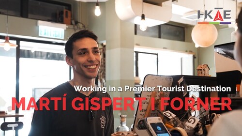 “Although Hong Kong is a dynamic and fast-paced city, it’s easy to form genuine connections and communicate with people in English outside of work,” says Marti, Assistant Restaurant Manager at The Aubrey. Originally from Barcelona, Marti has lived in Hong Kong for four years and has become a familiar face in the community. Watch to see the side of Hong Kong where connections flourish amid the hustle and bustle.🌟  #hongkong #brandhongkong #asiasworldcity #hongkongtalentengage #HKTE