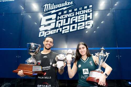 Exciting squash action in Hong Kong!🔥 The Milwaukee Hong Kong Squash Open 2025 (Dec 1-7) concluded with a vibrant showcase of world-class squash, with Egypt making a clean sweep in the finals. Fans enjoyed fast‑paced action at the Hong Kong Squash Centre and the striking all-glass court at Ocean Park. The exciting week of elite squash highlighted Hong Kong’s status as a dynamic international sports stage.✨  Photo: Squash Association of Hong Kong, China Hong Kong Squash  #hongkong #brandhongkong #asiasworldcity #dynamichk #megaevents #megaHK #hksquashopen #squash #hongkongsquash