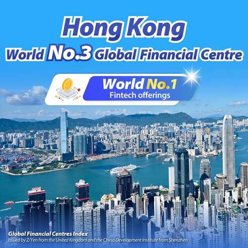 Hong Kong remains World No.3 global financial centre! The latest Global Financial Centres Index (GFCI) 39 Report released yesterday (Mar 26) affirms Hong Kong's position as No.3 globally and top in the Asia-Pacific. The city's overall rating rose by one point to 765, narrowing the gap on New York and London to just two points and one point respectively.📈 Hong Kong continues to lead the world in fintech offerings, according to GFCI 39. Among the sectors, the city jumped to the top globally in "banking" and "finance", underscoring Hong Kong’s role as a vibrant hub for financial innovation and excellence.🌟  https://www.info.gov.hk/gia/general/202603/26/P2026032600501.htm  #hongkong #brandhongkong #asiasworldcity #financialServices #GlobalFinancialCentresIndex #GFCI