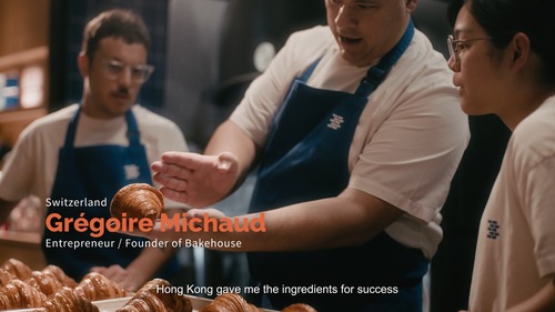 “Opportunities are right here!” says Grégoire Michaud, founder of Bakehouse.🌟 Originally from Switzerland, Grégoire Michaud made Hong Kong his home and founded Bakehouse bakery. Inspired by the city’s rich heritage and vibrant multicultural energy, he pours his love for Hong Kong into every bake — blending local flavours to celebrate the community where he has grown his business. Hong Kong not only fuels his culinary creativity, but also connects him to customers worldwide and opens doors to expand into the Greater Bay Area. Watch the video to discover how Hong Kong unlocks endless opportunities for global talent.🚀  Video: Hong Kong Talent Engage 香港人才服務辦公室  #hongkong #brandhongkong #asiasworldcity #hongkongtalentengage #HKTE