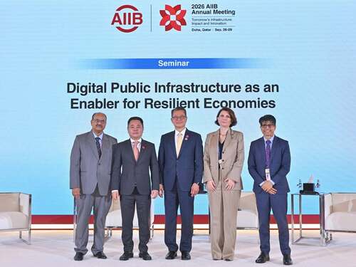 Hong Kong’s Financial Secretary Paul Chan continued his visit to Doha, Qatar yesterday (September 28, Doha time) to attend activities related to the 2026 Asian Infrastructure Investment Bank (AIIB) Annual Meeting. Speaking at the AIIB Governors' Business Roundtable, Mr Chan said Hong Kong, China, would continue to support the AIIB in helping members undertake preparatory work for infrastructure projects, creating favourable conditions for financing and smooth implementation to achieve development goals. He also welcomed the AIIB's establishment of an office in Hong Kong.  Speaking at a seminar on "Digital Public Infrastructure as an Enabler of Resilient Economies", Mr Chan used Hong Kong's "iAM Smart", Faster Payment System and Commercial Data Interchange as examples of how digital infrastructure could improve the efficiency of public services, facilitate payments and cross-border transactions, and help SMEs to obtain trade financing.  He also met with representatives from various countries and organisations to explore issues including infrastructure financing, digital public infrastructure, investment and economic co-operation.  https://www.info.gov.hk/gia/general/202609/29/P2026092900027.htm  #hongkong #brandhongkong #asiasworldcity #AIIB