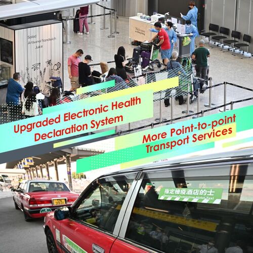 Learn about the three new enhancements to Hong Kong’s quarantine arrangements for inbound travellers from overseas: an upgraded e-health declaration system to streamline the procedure at airport, more airport-hotel transport service options to reduce waiting time; and 700 more quarantine rooms to ease booking.    Additional DQH rooms:  https://lnkd.in/gbiU3_Jg More point-to-point transport services: https://lnkd.in/gQGeNpdW  Upgraded electronic health declaration system:  https://lnkd.in/gmTT6PUC   #hongkong #brandhongkong #asiasworldcity #COVID19 #TogetherWeFighttheVirus