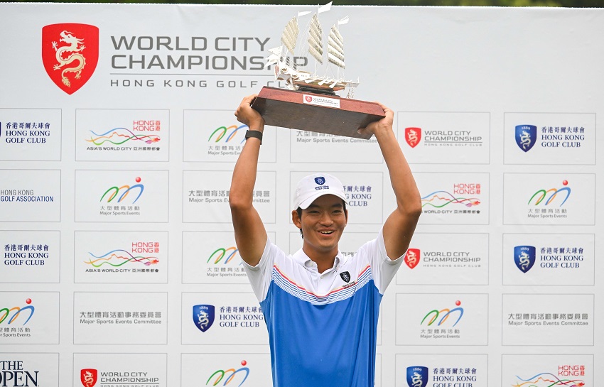 22-year-old Taichi Kho is crowned the World City champion and becomes the first local golfer to win an Asian Tour event.