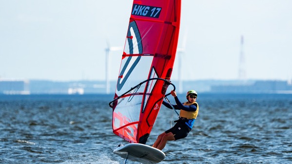 The 20th Asian Games – Wong Tsz-ho wins gold medal in the Boys' Windsurfing iQFoil (2026) Photo: Sports Federation & Olympic Committee of Hong Kong, China