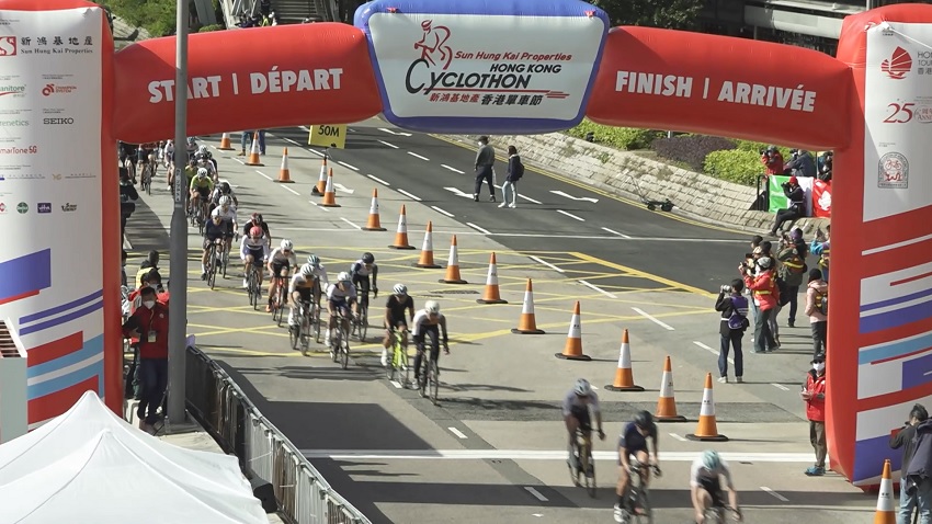 Cyclothon Returns to Spectacular City Skyline