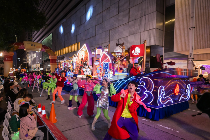 Hong Kong revels in festive joy