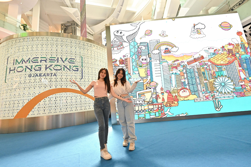 Immersive HK roving exhibition launched in Jakarta