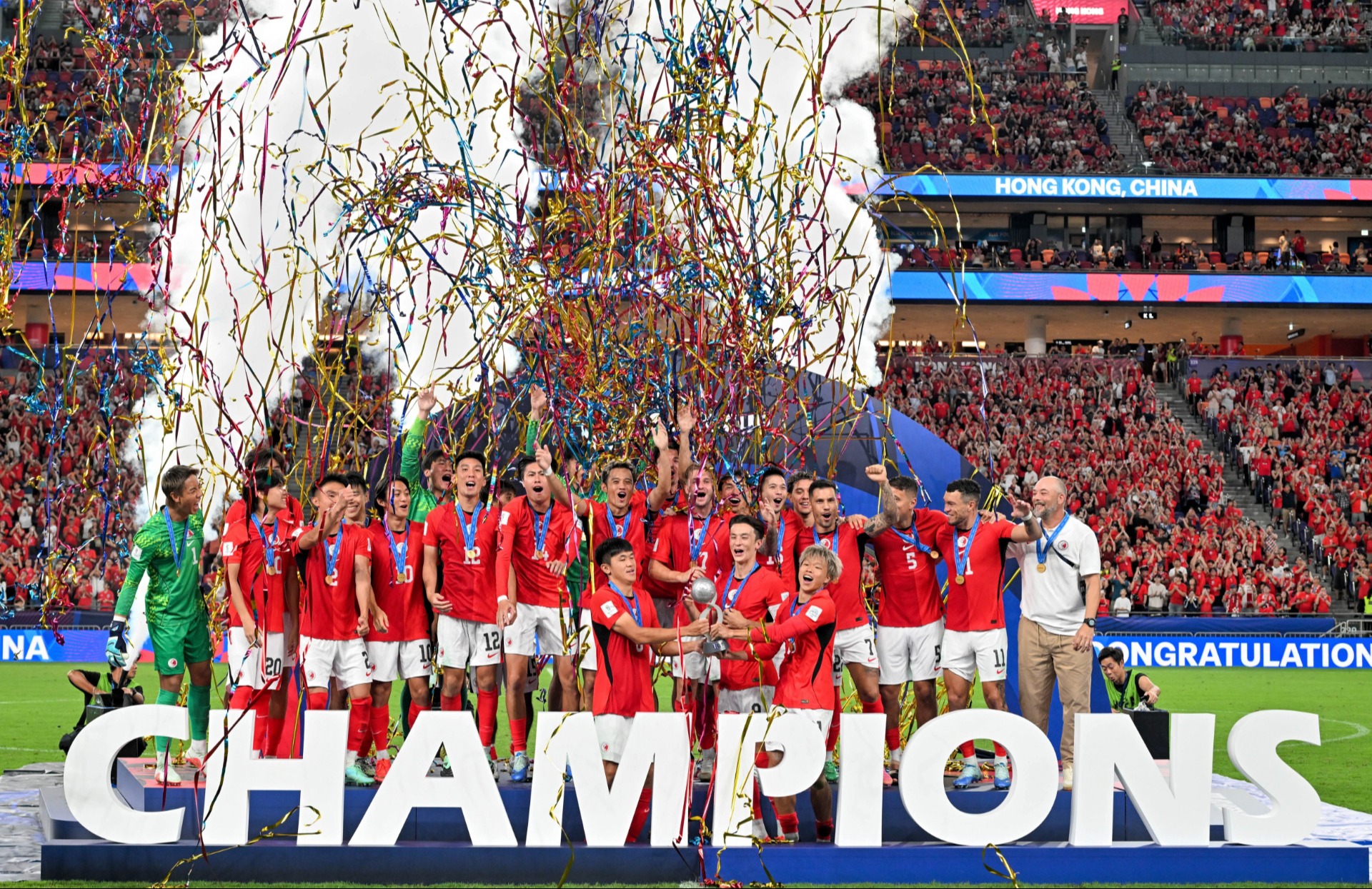 Team Hong Kong, China, was crowned champion of the inaugural FIFA ASEAN Challenge Cup. (2026)