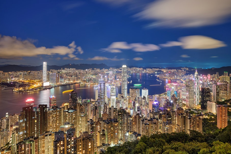 满城璀璨的香港夜景 (2024)