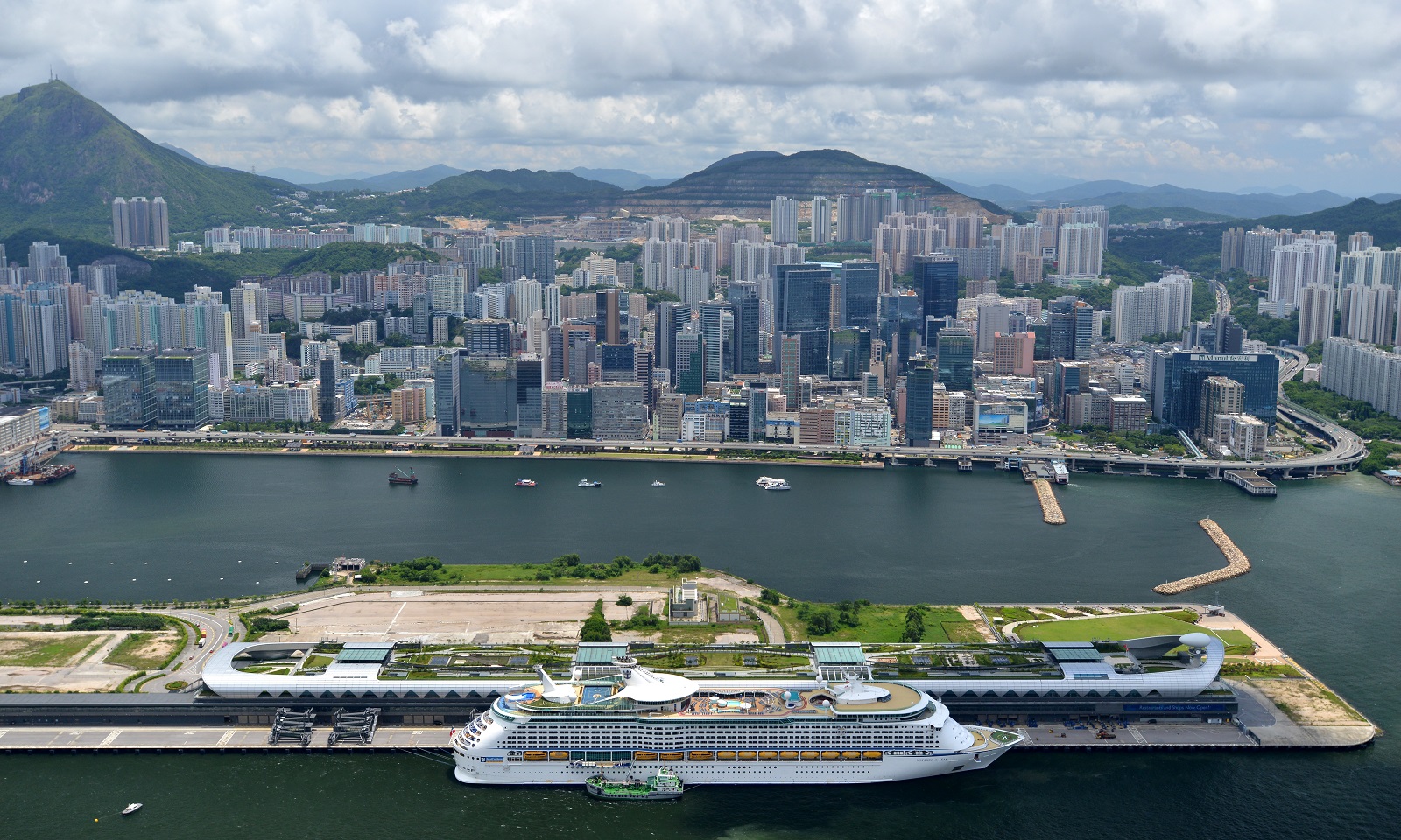 Kai Tak Cruise Terminal in Kowloon. (2015)
