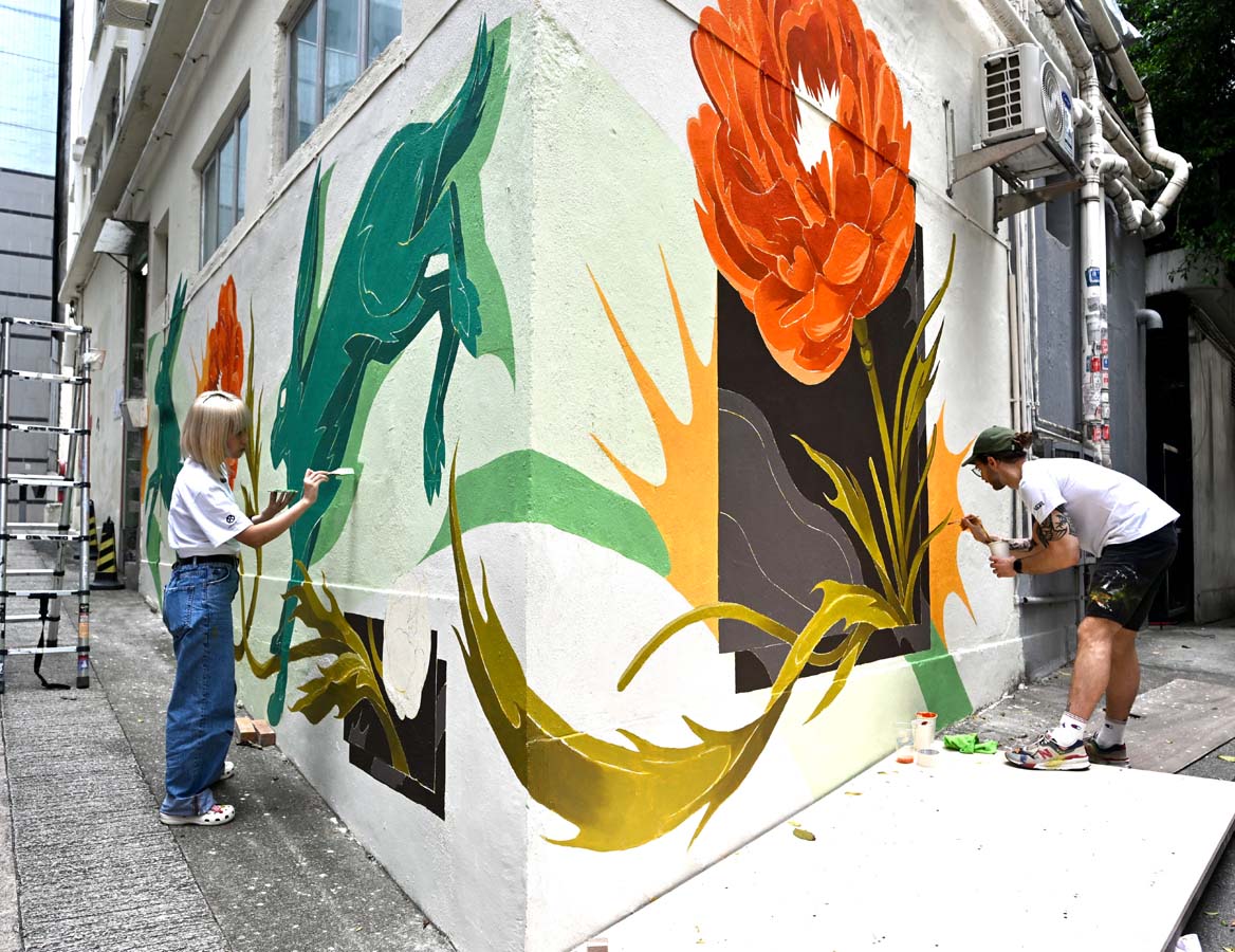 在中西区举办的HKWALLS街头艺术节 (2023)
