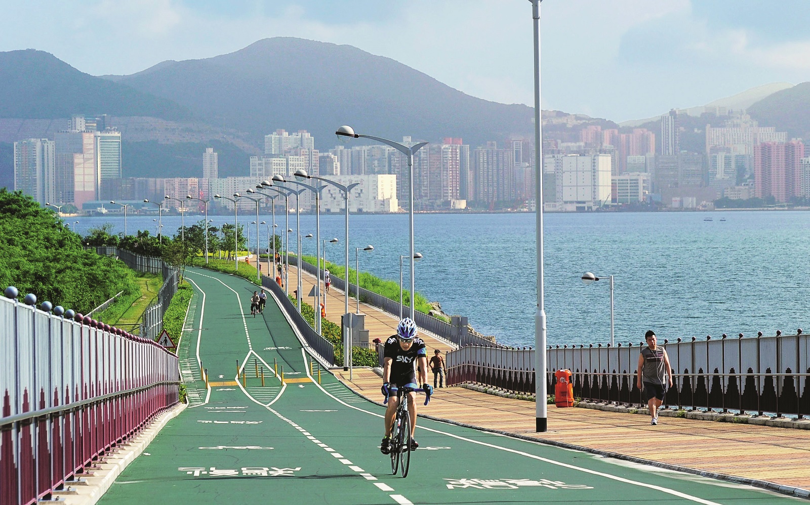 Cycling track in the New Territories. (2018)
