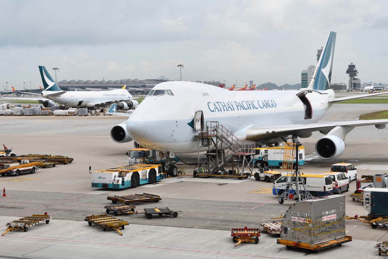 Hong Kong International Airport is the world's busiest air cargo hub (2019)