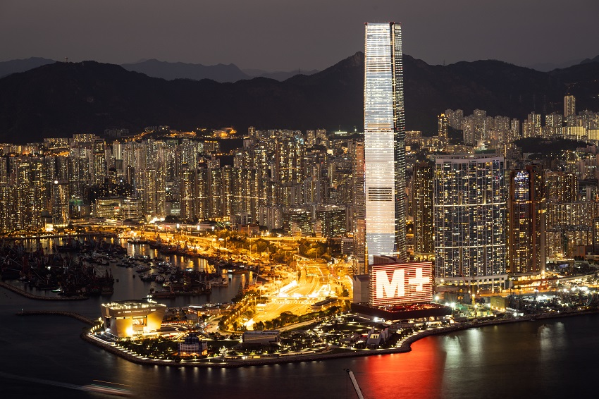 Hong Kong skyline from The Peak. (2019)
