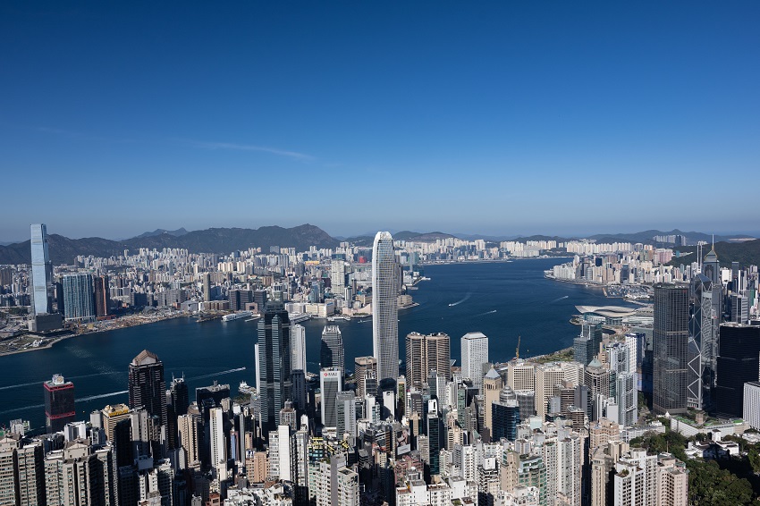 Hong Kong skyline from The Peak (2022)